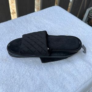 Secret treasures easy on/ off shoes, black size 9w